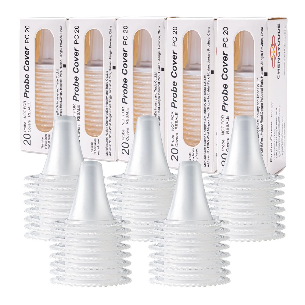 200 Pcs Ear Thermometer Probe Covers,Refill Caps Thermometer Covers for All Braun Thermometer Models and Various Types of Digital Thermometers
