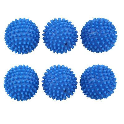 Uinfhyknd 6 x Foam Balls Fabric Reusable Balls Blue
