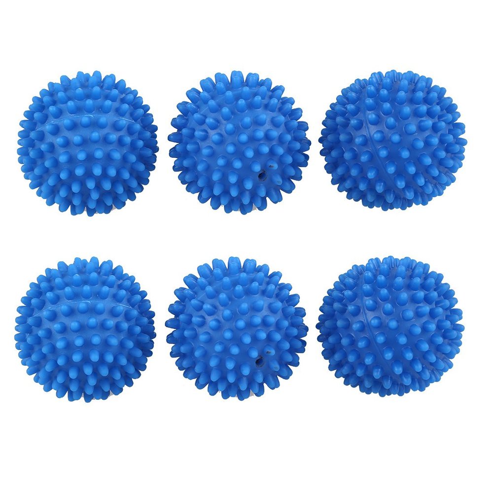 Uinfhyknd 6 x Foam Balls Fabric Reusable Balls Blue