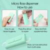 Dental Floss Picks Portable Case-20 Count Pocket-Sized Professional Flosser Dispenser-LIAMOSS Superfine Toothpicks Sticks-Best Dental Oral Care(Blue Green) view 3
