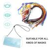AWAVM10 Adjustable Colorful Buckle Elastic Mask Lanyards, Double Hook Anti Loss Fixed Mask Extension Strap, Protect The Ears, Reusable view 4