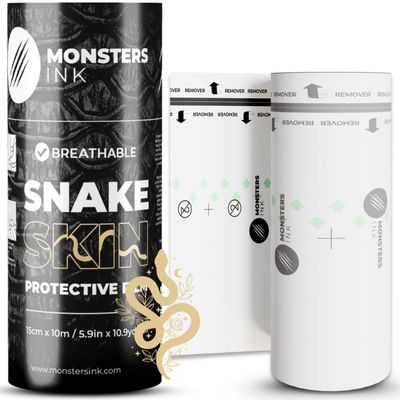 10m Matte Second Skin Tattoo Cover Roll Tattoo Aftercare Bandage, Tattoo Wrap Film, Tattoo Skin, Tattoo Protection Film & Waterproof Dressings