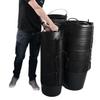 14 Litre Recycled Plastic Flexi Tub Multi-Purpose Trug, Flexible Bucket, Robust, Strong, Rubble Bucket, Black view 4