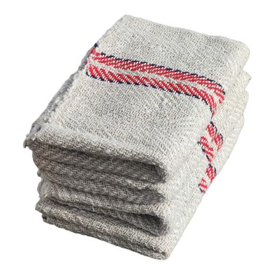 IMTRA FASHION Pure Cotton Off White Pack of 8 Pcs Floor Cleaning Cloth Indian Duster (24x24-inch)