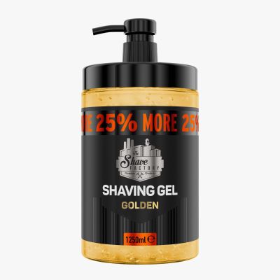 The Shave Factory Shaving Gel with 25% More Free - Moisturizing Effect Fresh Active Product for Professional Barbers/Hairdressers and Traditional Shaving Enthusiasts.