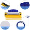 JQKA Double-sided magnetic window cleaner wiper brush Useful glass surface cleaning tool view 3