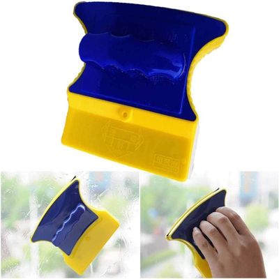 JQKA Double-sided Magnetic Window Cleaner Wiper Brush Useful Glass Surface Cleaning Tool