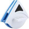 JQKA Triangle Shape Double-Side Magnetic Window Cleaner Glass Wiper Cleaning Brush for Single Glazed Windows with 3-8mm Thickness view 3
