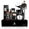 AN BAILIHUA Shaving Kit for Men, Include Cream, Pre Shave Oil, Aftershave Balm Tool, Brush & Bowl, Apron Bib Gift Sets him Boyfriend Stocking Fillers (Unscented), 1.0 count view 1
