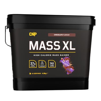 CNP Professional Mass XL, High Calorie Lean Mass, Muscle & Bulk, Weight Gainer Protein Powder Shake 4.8kg, 4 Flavours Available (Chocolate)