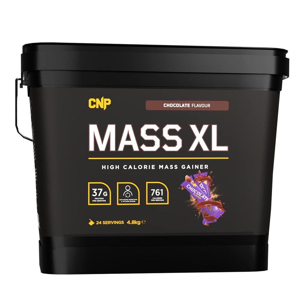 CNP Professional Mass XL, High Calorie Lean Mass, Muscle & Bulk, Weight Gainer Protein Powder Shake 4.8kg, 4 Flavours Available (Chocolate)
