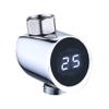 BINOXY 5~85 Shower Thermometer Led Digital Display Baby Water Bath Thermometer,Compatible With Most Bathroom Equipment For Home Kitchen (Color : Silver, Size : 42 * 60 * 45mm) view 1