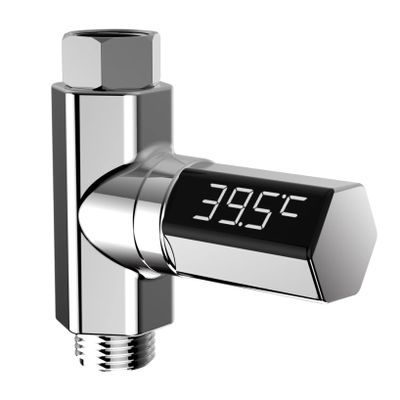 BINOXY Baby Bath Water Thermometer,360Rotating Screen Led Digital Display 5~85 Shower Thermometer For Home Bathroom Kitchen