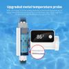 BINOXY Water Bath Thermometer, LED Digital Shower Temperature Display,360 Rotatable LED Display,Compatible With Most Bathroom Equipment view 3