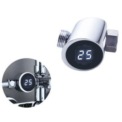 BINOXY Shower Thermometer Display, LED Digital 5~85 Baby Bath Water Thermometer,Compatible With Most Bathroom Equipment For Home Kitchen