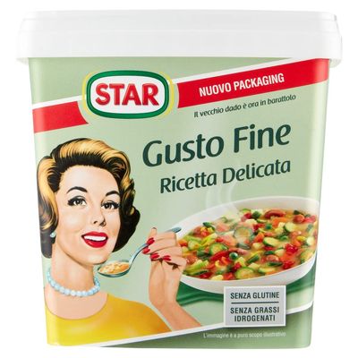 Star Gusto Fine Ricetta Delicata Food Preparation for Broth 1000 g Pack Approximately 50 Litres of Broth