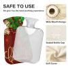 Merry Christmas 2 Liters Hot Water Bottle with Cover, Transparent Hot Water Bag for Neck and Shoulder Pain Relief Hand Feet Hot Therapy view 3