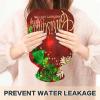 Merry Christmas 2 Liters Hot Water Bottle with Cover, Transparent Hot Water Bag for Neck and Shoulder Pain Relief Hand Feet Hot Therapy view 4