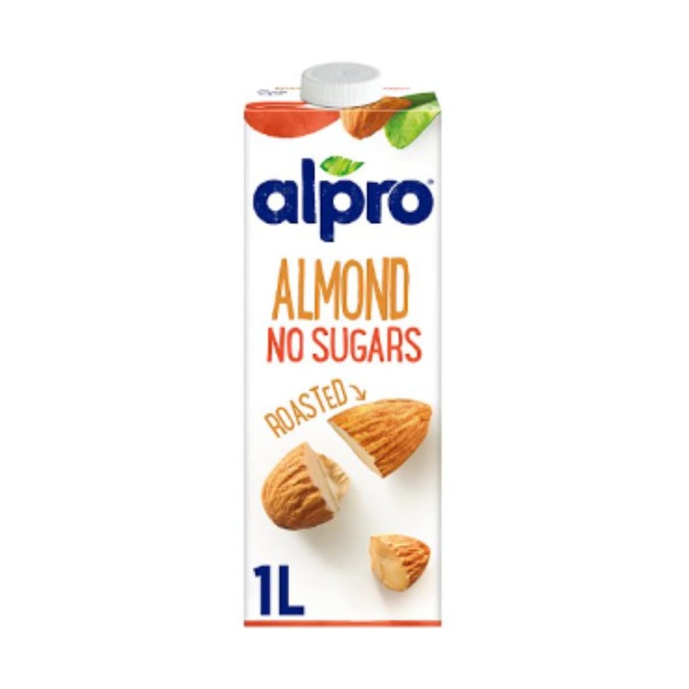 Alpro Almond No Sugars Long Life Drink 1L x 8