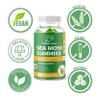 Healthier Options Irish Sea Moss Gummies with Bladderwrack & Burdock Root 5680 Mg | 60 Gummies | Apple Flavour | Vitamins & Minerals | Organic, Natural, Vegan, Gluten Free, Non GMO, High Strength view 3