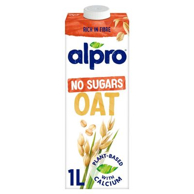 Alpro Oat No Sugars Long Life Drink 1L x 8