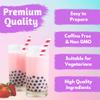 Bubble Tea Kit Refills - Extra Boba Pearls & Milk Tea Powder Packets For Bubble Tea Set. Instant Tapioca Pearls/Boba Balls In Brown Sugar Syrup, 3 in 1 Flavoured Milkshake Powder Drink Mix view 3