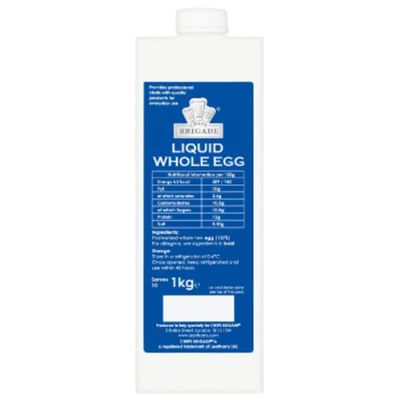 Chefs Brigade Liquid Whole Egg 1kg x 6