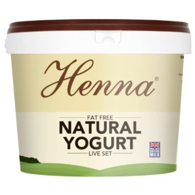 Henna Fat Free Natural Yogurt Live Set 5kg x 1
