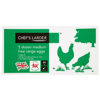 Chef's Larder 5 Dozen Medium Free Range Eggs x 1