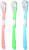EliteKoopers Double-Sided Soft Adult Tongue Scraper and Tongue Cleaning Brush (Random Colour Set of 3) view 1