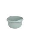28 CM High Grade Plastic Washing Up Bowl Round 5 Litre Kitchen Basin Sink Tidy Organizer, Multipurpose Basin Bowl Mixing Bowl Great for Home and Kitchen (Silver Sage) view 1