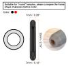PATIKIL Glasses Temple End Tips, 6 Pair Eyeglass Arms Legs Ear Sock Pieces Anti Slip Tube Sleeve Sunglasses Replacement for Men Women, Black, Red view 2