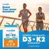 Health4All Vitamin D3 4000iu & Vitamin K2 200ug (Natural MK7) 400 Tablets (1+ Year Supply) Vegan Vitamin D3 K2 Supplement, High Strength MK-7 from Natto, Made in The UK view 3