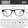 TWINKLE TWINKLE Stylish Unisex Reading Glasses 8 Colourful Trendy Retro Designer Anti-Slip Arm R223 (2 Pairs Demi Grey, 150 Magnification) view 2