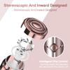 Facial Hair Remover for Women, USB Rechargeable Painless Hair Removal Waterproof Shaver Razor with LED Light for Peach Fuzz Fine Hair Chin Cheek Upper Lip (Rose Gold+ 4 Replacement Heads) view 4