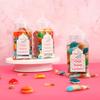 Peacock Supplies Halal Sweet Lantern Jar - 3 Pack x 330ml | Gummy & Jelly Sweets Selection | Contains Beef Gelatin | Perfect Eid or Ramadan Gift or Treat for Adults & Kids | Acrylic Lantern-Shaped Tub view 3