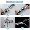 Shower Enema Douche Nozzle Shower Attachments Aluminum Shower Cleaner Douche System Bathroom Accessories Intimate Hygiene Colonic Cleanse Kit for Men and Women view 3
