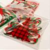 30 MINI PEPPERMINT RED GREEN CHRISTMAS CANDY CANES 3 pack of 10 view 3