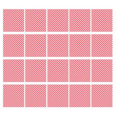 400pcs Burger Paper Food Plaid Wrapping Paper Sandwich Wrapping Custom Sandwich Wrap Burger Lunch Wrap Plaid Lining