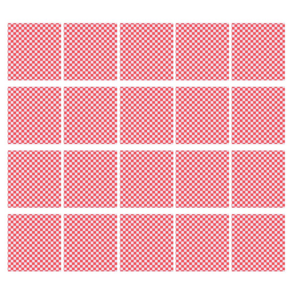 400pcs Burger Paper Food Plaid Wrapping Paper Sandwich Wrapping Custom Sandwich Wrap Burger Lunch Wrap Plaid Lining