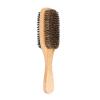 Beard Brush, Beard Care Brush, Double-Sided Beard Brush, Suitable for Beard Care to Get a Good Looking Beard (Brown) view 1
