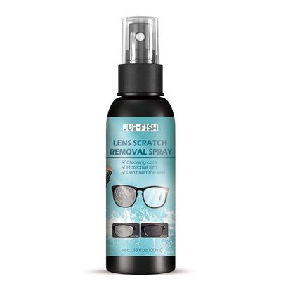 2022 New Lens Scratch Removal Spray Eyeglass Windshield Glass Repair Liquid,High Concentration Glasses Cleaner Spray for Sunglasses Screen Cleaner Tools (1pc*100ml)