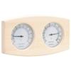2 in 1 Sauna Hygrothermograph and Sand Timer Set Solid Wood Pine view 2