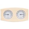 2 in 1 Sauna Hygrothermograph and Sand Timer Set Solid Wood Pine view 3
