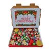 Christmas Milk Chocolate Assortment Sweet Gift Box Hamper Xmas Stocking Filler Christmas Treats Box - Santa Belt coin,Santas,Nutcracker,Sprouts,Stars 400g view 1