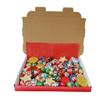 Christmas Milk Chocolate Assortment Sweet Gift Box Hamper Xmas Stocking Filler Christmas Treats Box - Santa Belt coin,Santas,Nutcracker,Sprouts,Stars 400g view 4