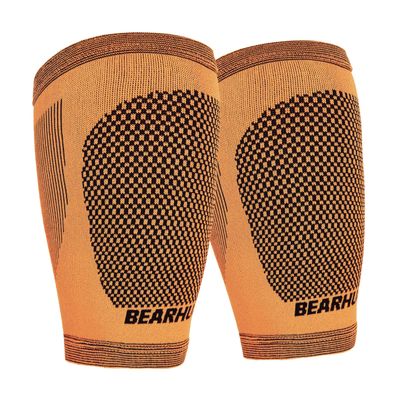Bearhug Twin Pack Compression Sleeve - Hamstring Support for Men & Women, Sciatica Pain Relief Products for Muscle Injury, Strains & Soreness, Bamboo Leg Support with Anti-Slip Silicone, XL