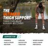 Bearhug Twin Pack Compression Sleeve - Hamstring Support for Men & Women, Sciatica Pain Relief Products for Muscle Injury, Strains & Soreness, Bamboo Leg Support with Anti-Slip Silicone, XL view 3