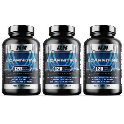 L Carnitine Capsules  1000mg L-Carnitine Tartrate per Serving for Men and Women  Vegan Friendly  360 Capsules (6 Month Supply)