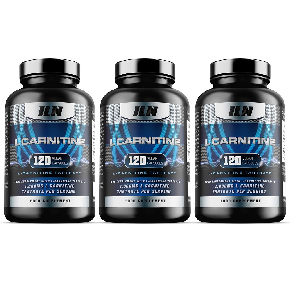 L Carnitine Capsules  1000mg L-Carnitine Tartrate per Serving for Men and Women  Vegan Friendly  360 Capsules (6 Month Supply)
